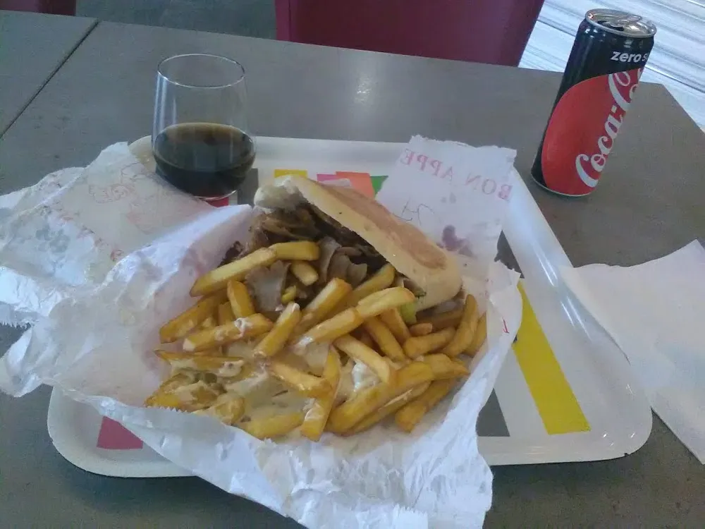 Sandwich Kebab Frites